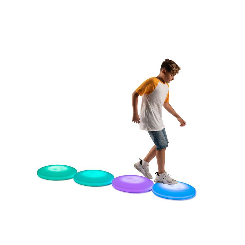 Light Up Sensory Liquid Floor Tile Interactive & Rechargeable – 50cm